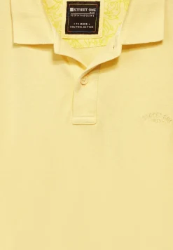 Washed-Look Poloshirt