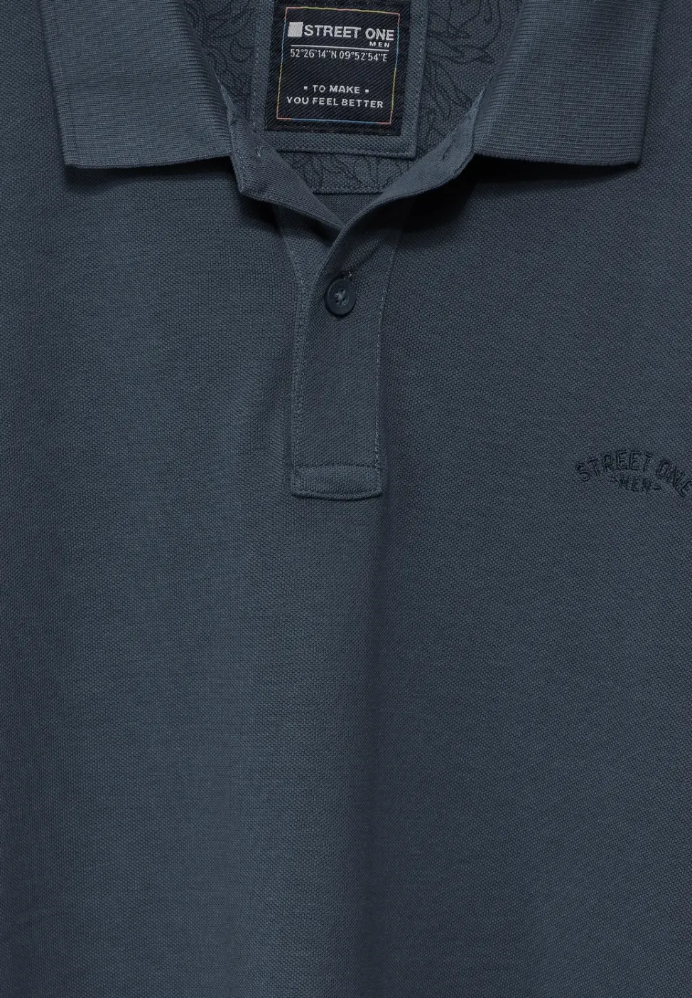 Washed-Look Poloshirt