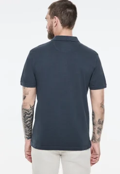 Washed-Look Poloshirt