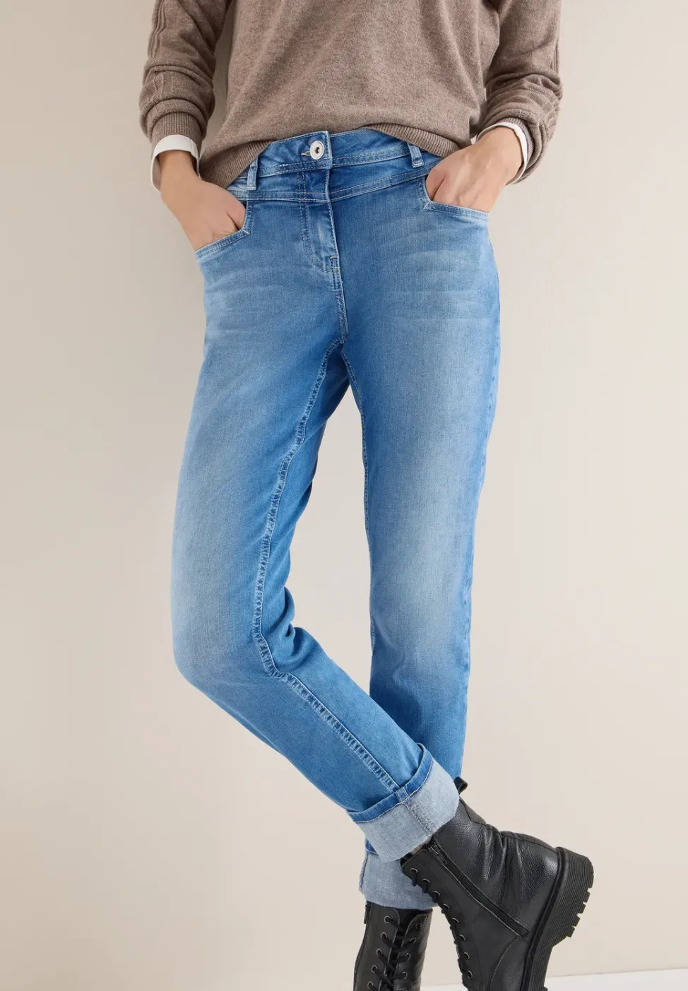 Washed-Look Jeans