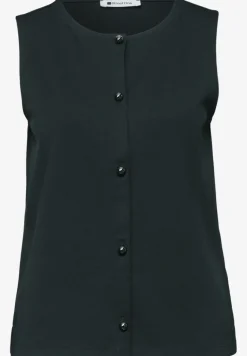 Weste aus Jersey mit Rundhals