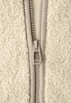 Weste aus Teddy-Material mit Zipper