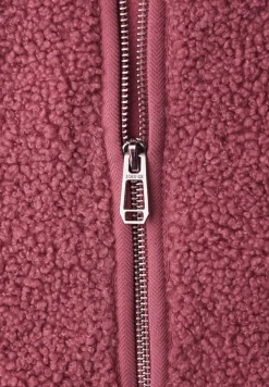 Weste aus Teddy-Material mit Zipper