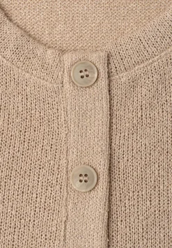 Weste im Strick-Look mit Glitzer