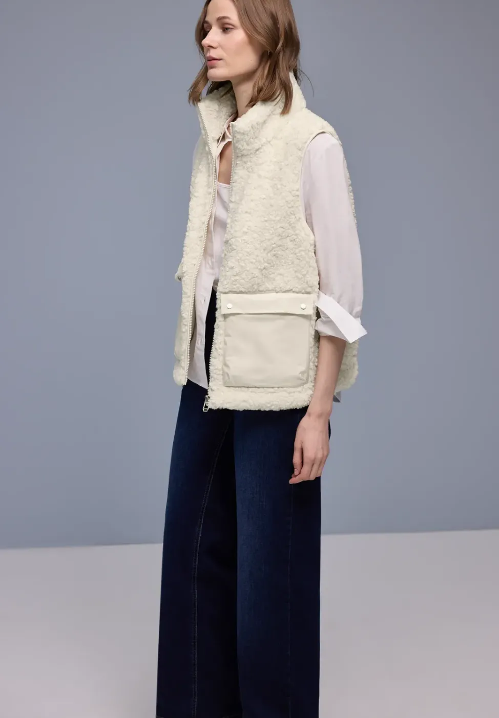 Weste mit Patch Pockets