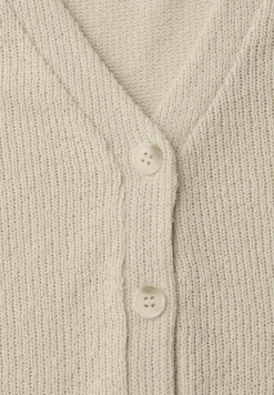 Weste mit V-Neck im Strick-Look