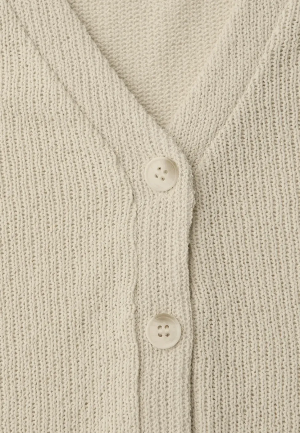 Weste mit V-Neck im Strick-Look