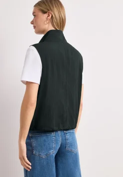 Weste mit Zipper und Tunnelzug