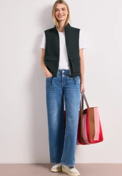 Weste mit Zipper und Tunnelzug