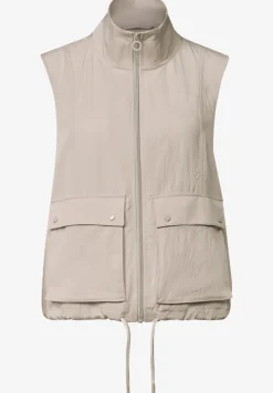 Weste mit Zipper und Tunnelzug