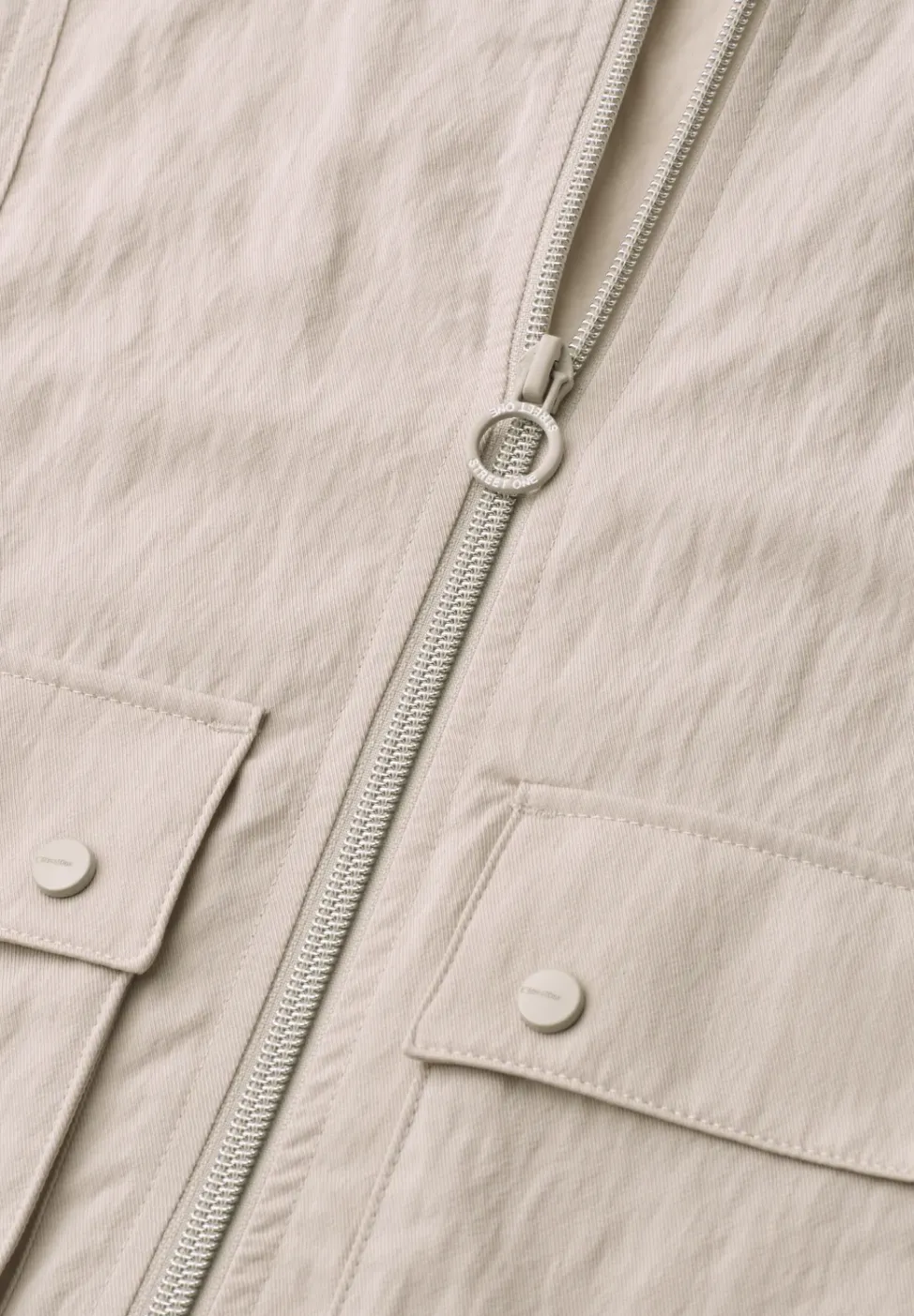 Weste mit Zipper und Tunnelzug