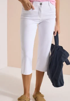 Wide Leg 3/4 Jeans im Loose Fit