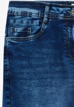 Wide Leg 3/4 Jeans im Loose Fit