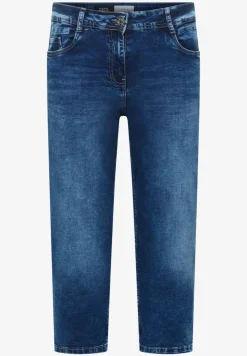 Wide Leg 3/4 Jeans im Loose Fit