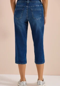 Wide Leg 3/4 Jeans im Loose Fit