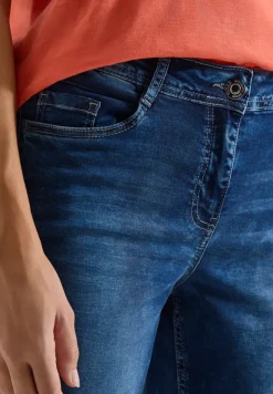 Wide Leg 3/4 Jeans im Loose Fit