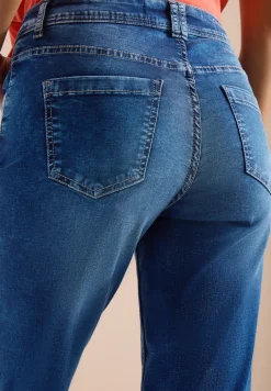 Wide Leg 3/4 Jeans im Loose Fit