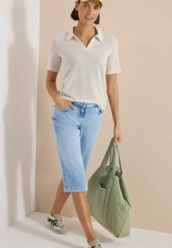 Wide Leg Capri Jeans im Loose Fit