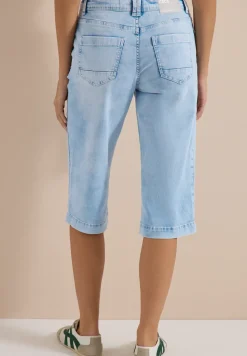 Wide Leg Capri Jeans im Loose Fit