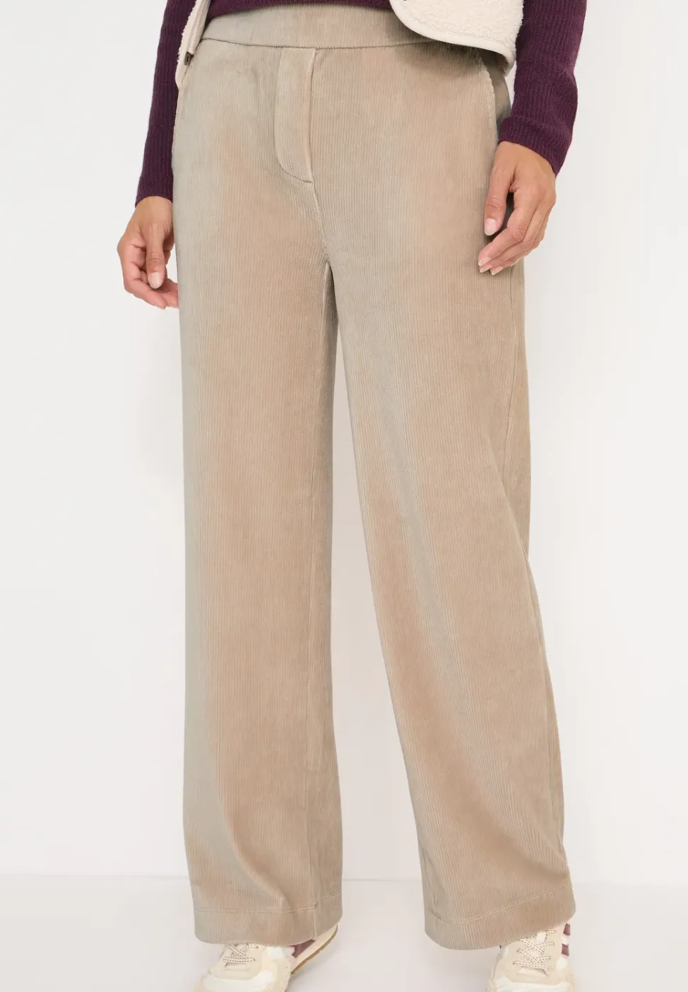 Wide Leg Cordhose