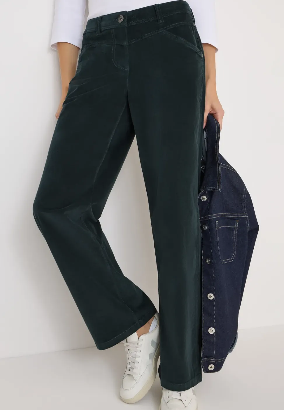 Wide Leg Cordhose