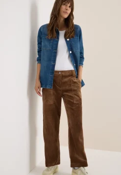 Wide Leg Cordhose