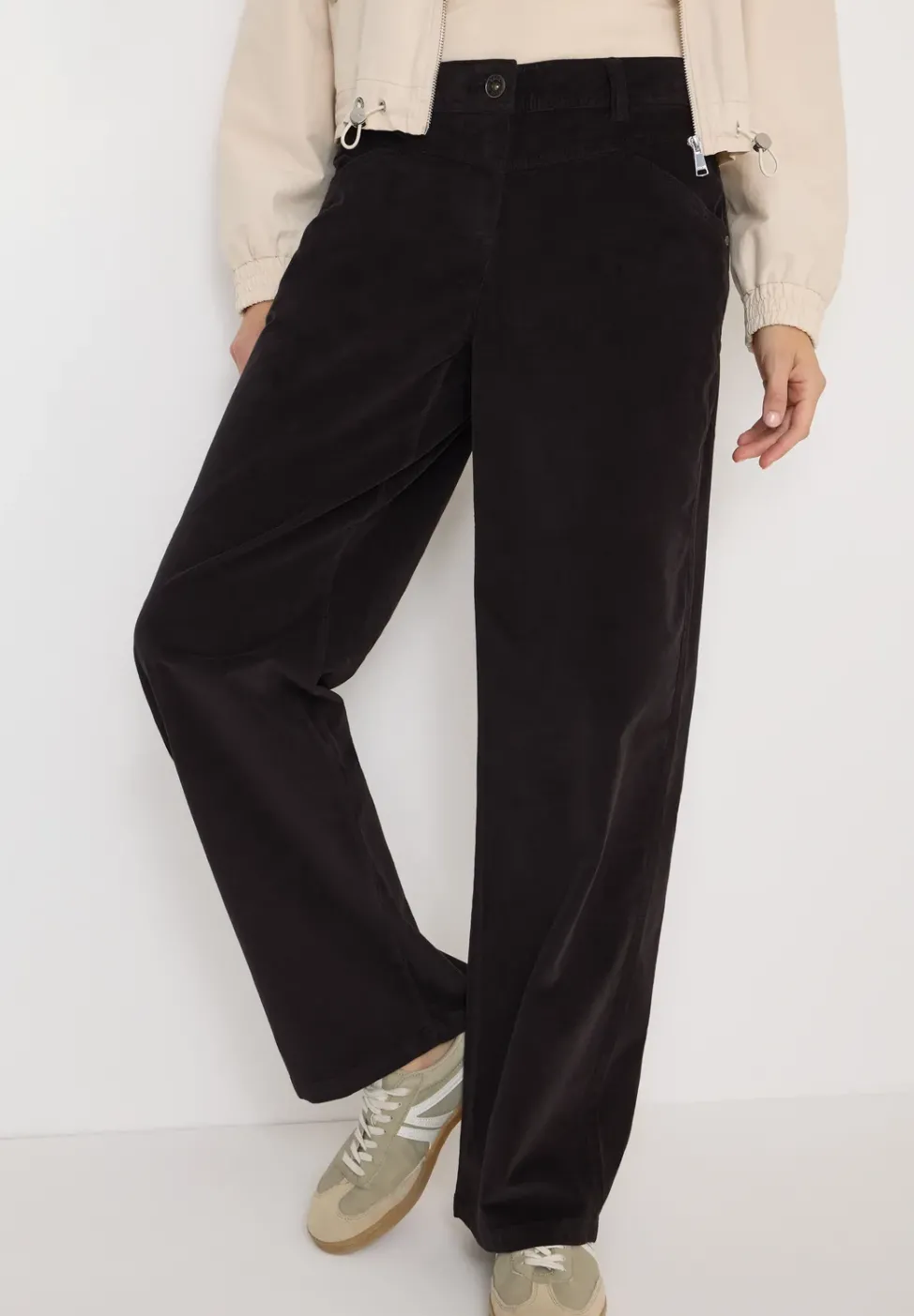 Wide Leg Cordhose
