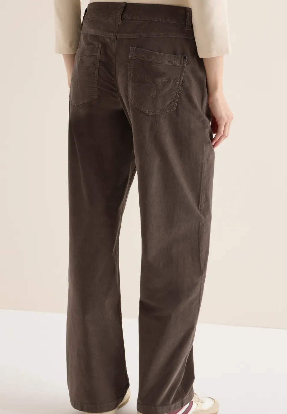 Wide Leg Cordhose