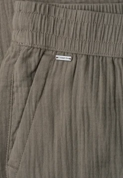 Wide Leg Hose aus Musselin im Loose Fit