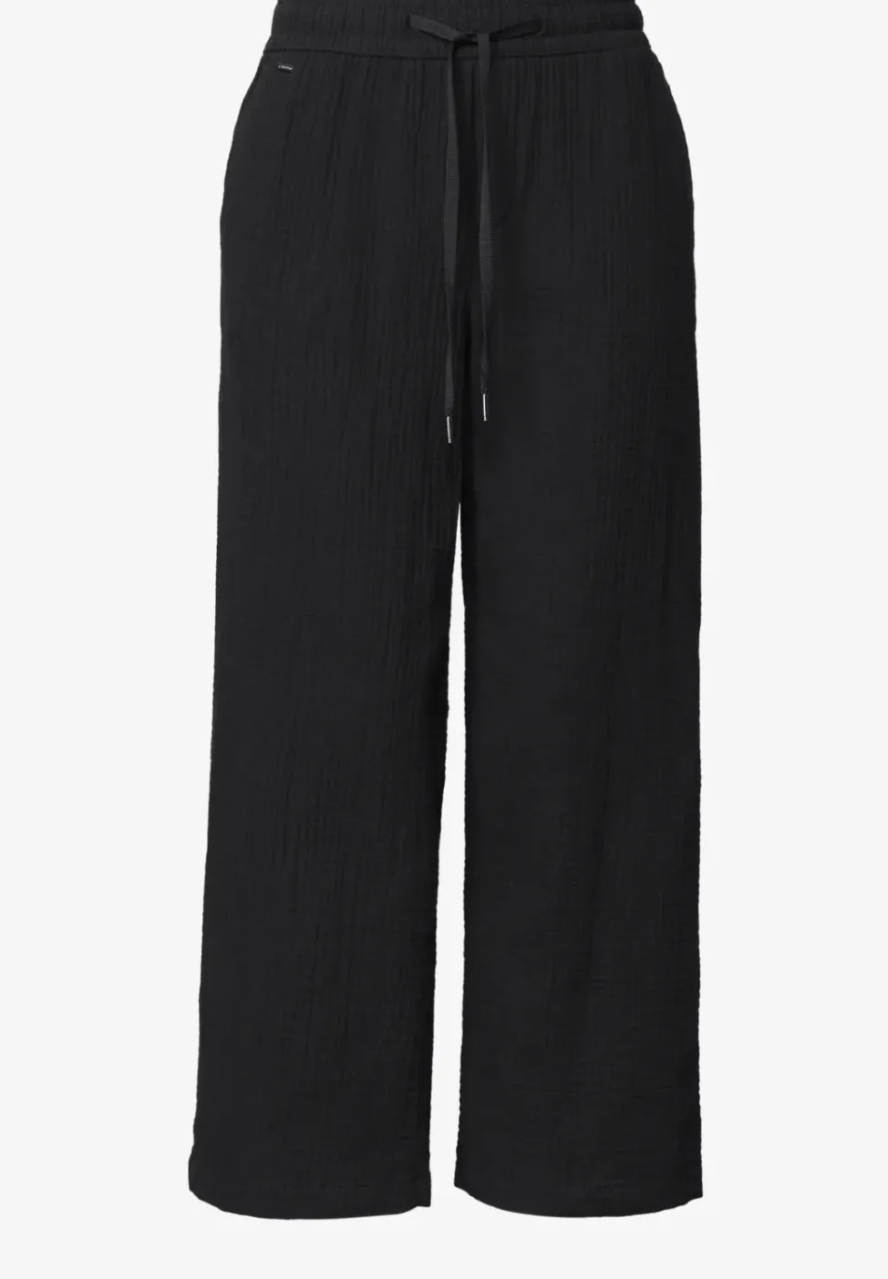 Wide Leg Hose aus Musselin im Loose Fit