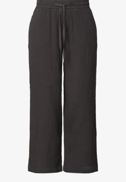 Wide Leg Hose aus Musselin im Loose Fit