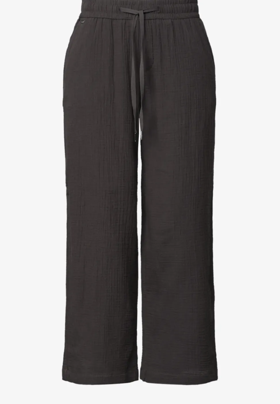 Wide Leg Hose aus Musselin im Loose Fit
