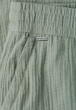 Wide Leg Hose aus Musselin im Loose Fit