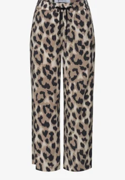 Wide Leg Hose im Loose Fit mit Print