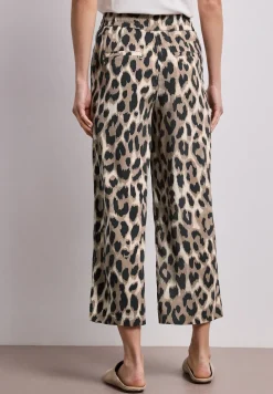Wide Leg Hose im Loose Fit mit Print