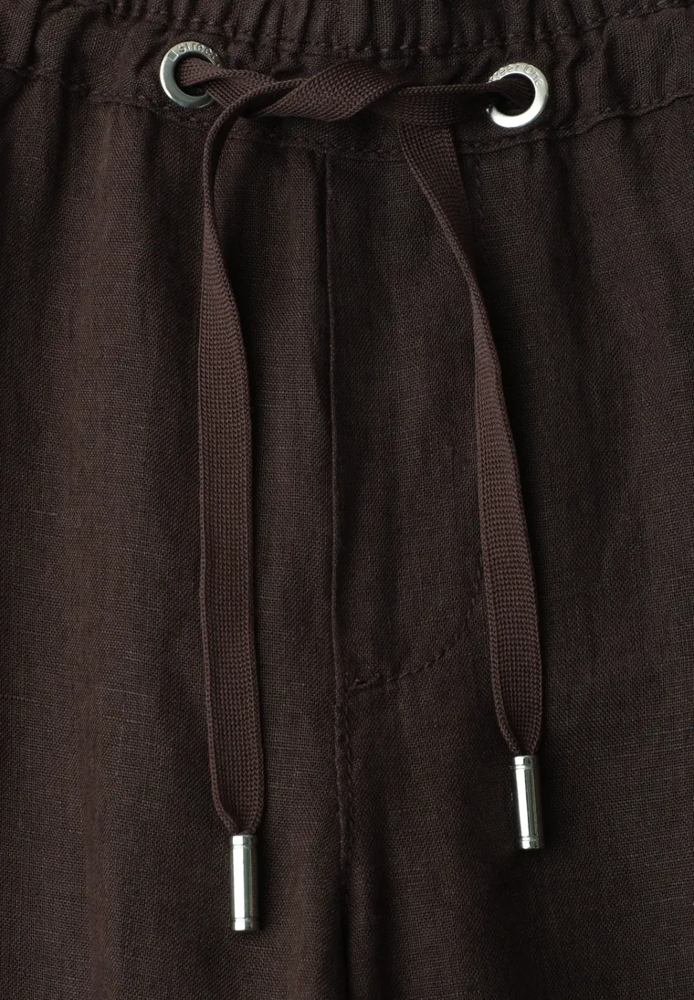 Wide Leg Hose im Loose Fit aus Leinen