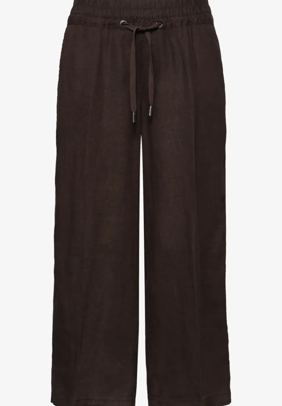 Wide Leg Hose im Loose Fit aus Leinen