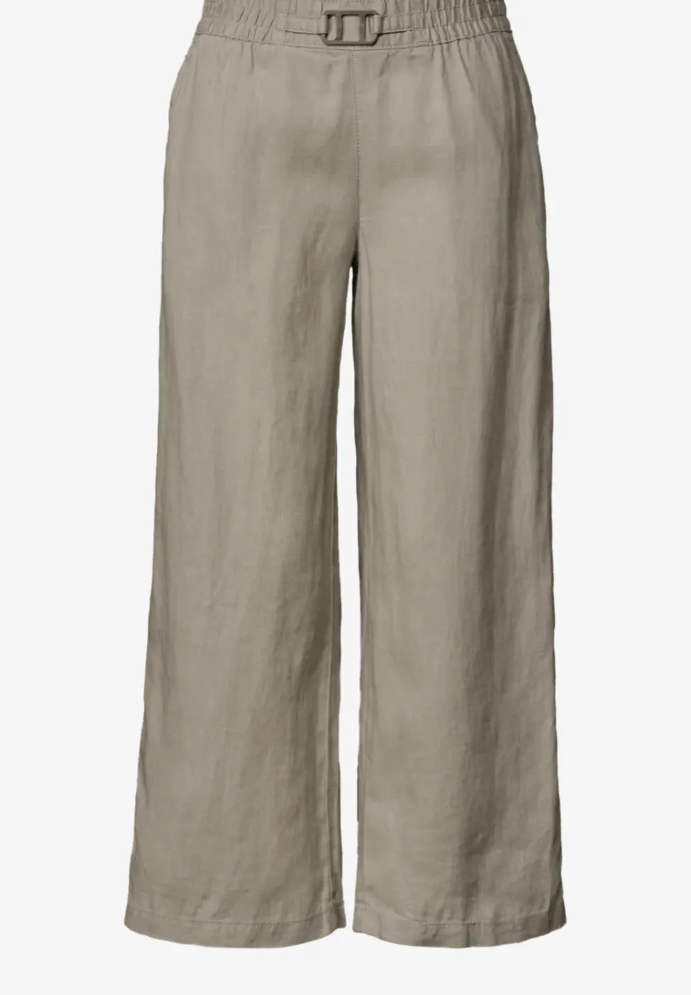 Wide Leg Hose im Loose Fit aus Leinen