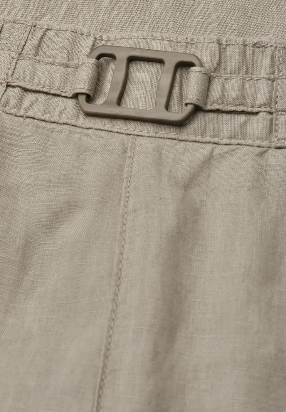 Wide Leg Hose im Loose Fit aus Leinen