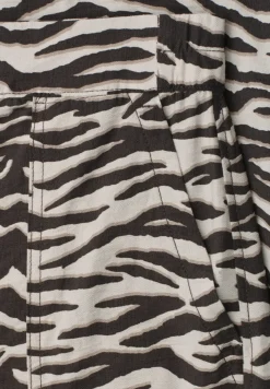 Wide Leg Hose im Loose Fit mit Animal Print
