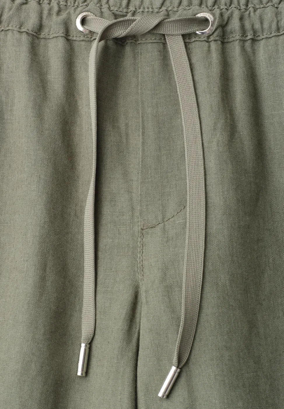 Wide Leg Hose im Loose Fit aus Leinen