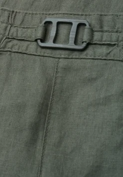 Wide Leg Hose im Loose Fit aus Leinen