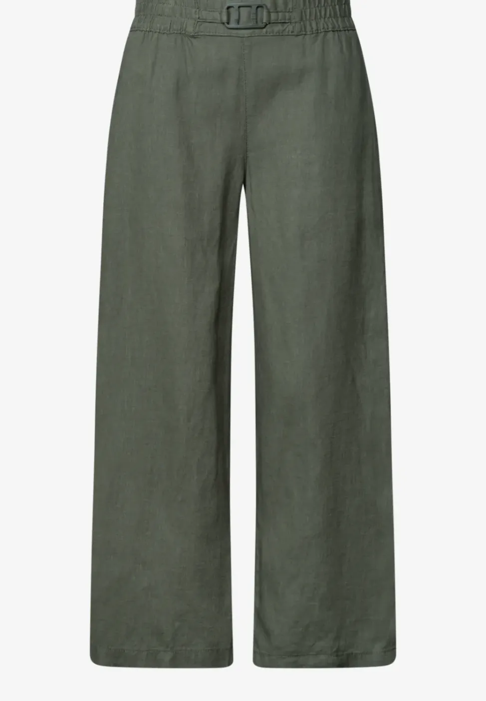 Wide Leg Hose im Loose Fit aus Leinen