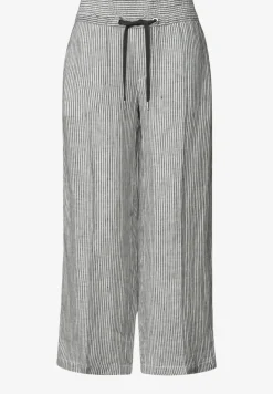 Wide Leg Hose im Loose Fit aus Leinen