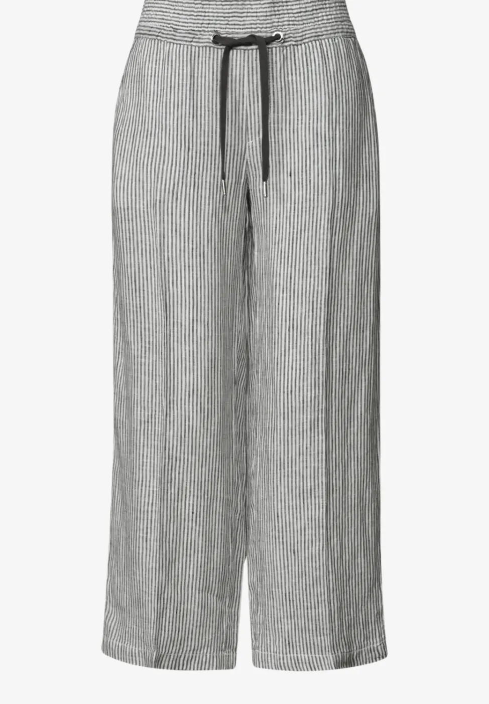 Wide Leg Hose im Loose Fit aus Leinen