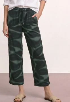Wide Leg Hose im Loose Fit mit Print