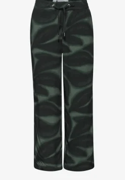 Wide Leg Hose im Loose Fit mit Print