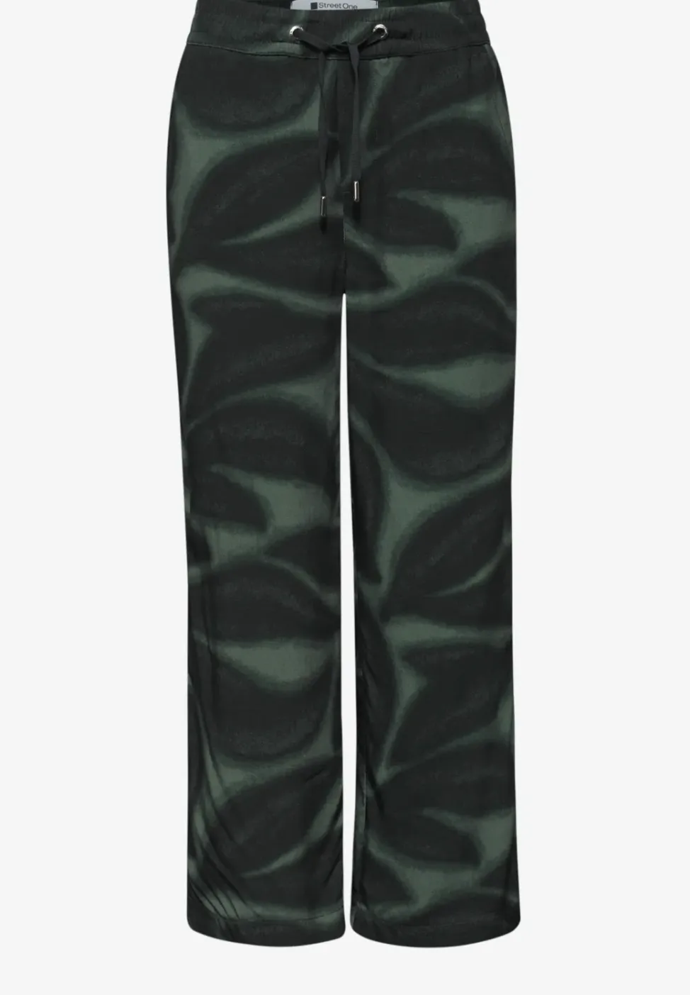 Wide Leg Hose im Loose Fit mit Print