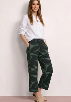 Wide Leg Hose im Loose Fit mit Print