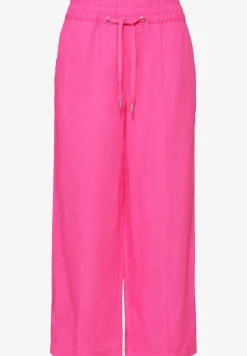 Wide Leg Hose im Loose Fit aus Leinen